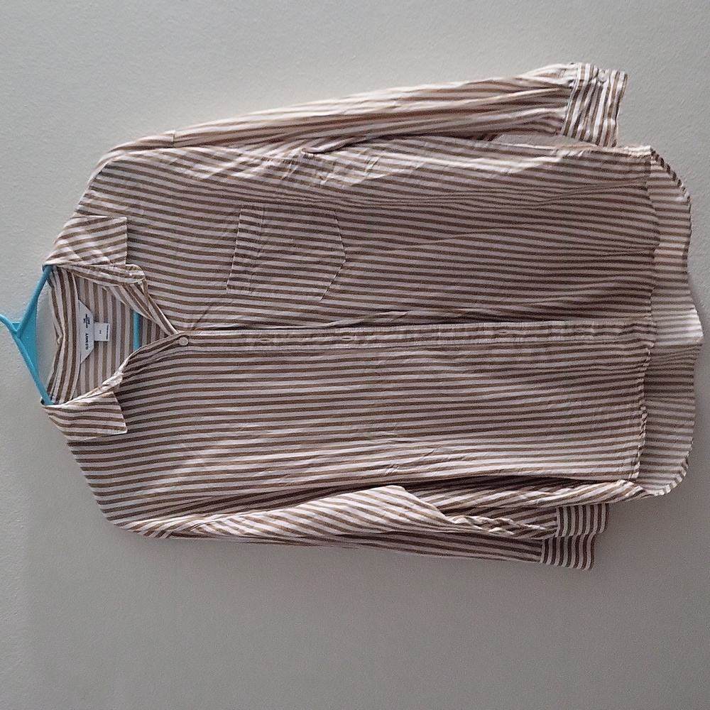 Striped Oversized Boyfriend Shirt